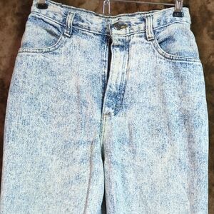 Cap Ferrat Zip Ankle W/Bow Jeans Size 7 Vintage inv430